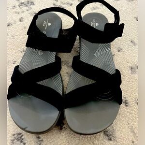 Clarks Cloudsteppers black Sandals